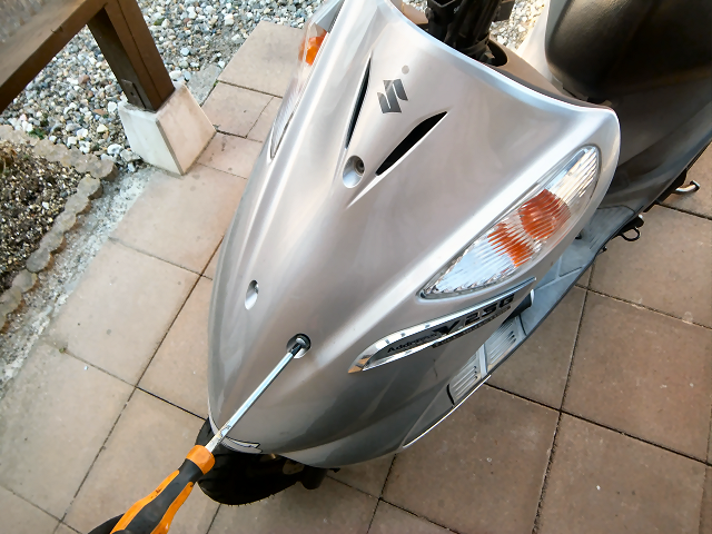 アドレスV125・外装塗装